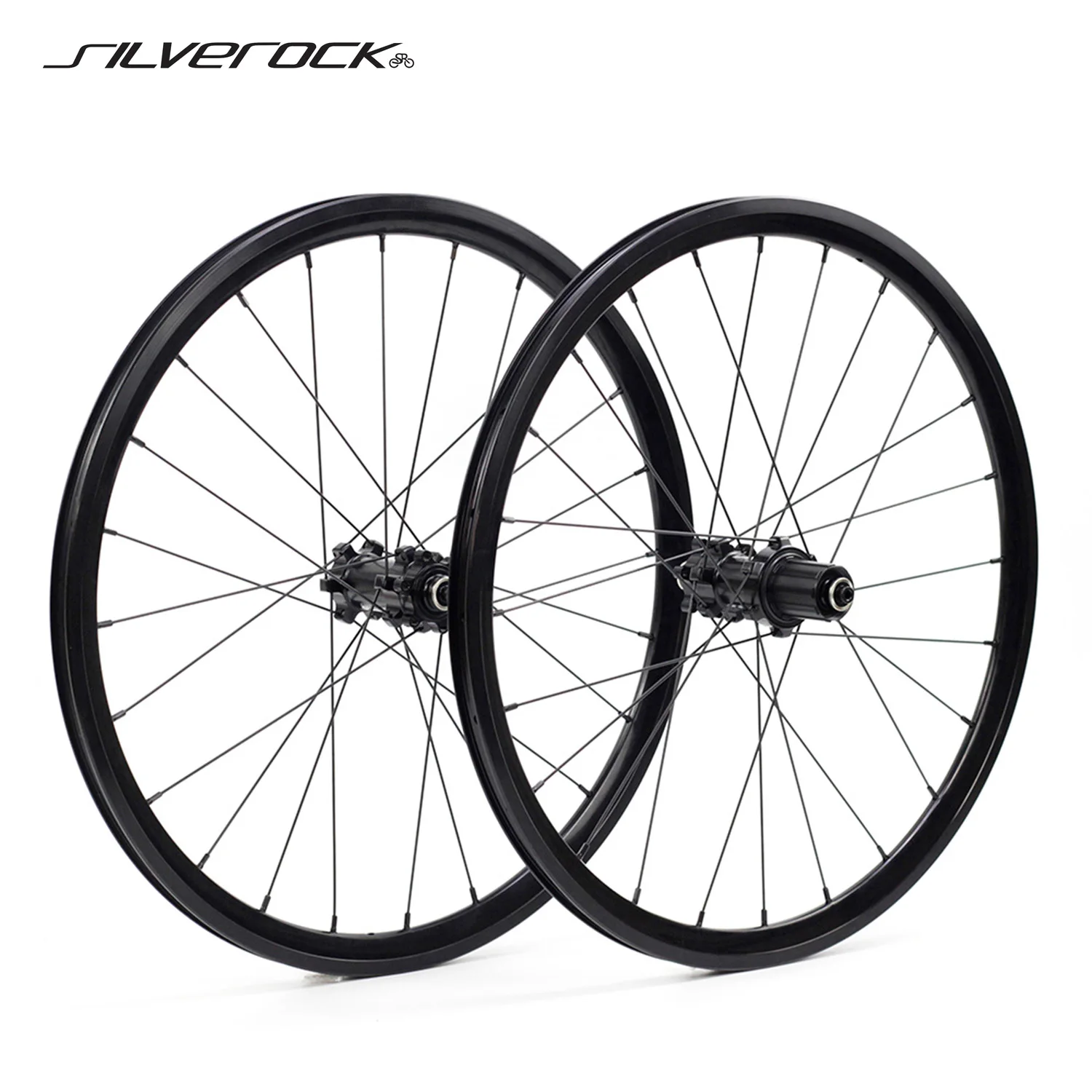 Фото Колеса SILVEROCK XR240 из сплава для велосипедов с дисковыми тормозами, 18 дюймов (355), 20 дюймов (406), 451, 11 скоростей, для складных велосипедов JAVA Dah, комплект колес Minivelo Kinlin №2