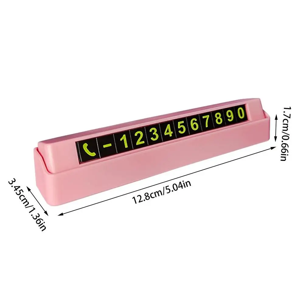 

Автомобильная парковочная табличка с номером, Магнитная Карточка с временным номером телефона, портативная карточка с номером телефона, парковочные аксессуары