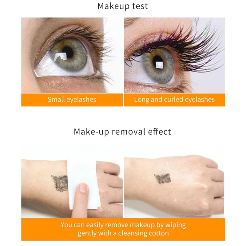

Glitter 4D Eyelash Mascara Rhinestone Length Waterproof Smudge-proof Waterproof Thick Curling Long Lasting for Women