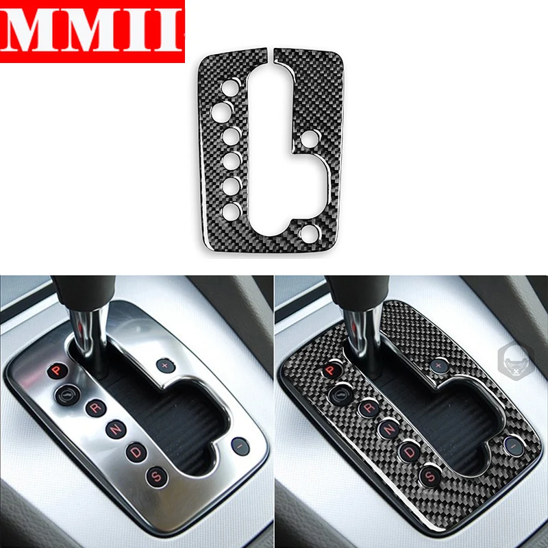 For Audi A4 S4 B7 2005 2006 2007 2008 Car Gear Panel Shifter Frame
Gearbox Trim Cover Carbon Fiber Interior Sticker Accessories