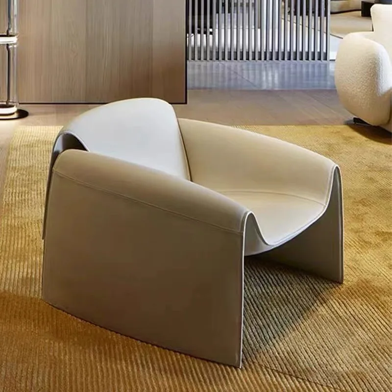 Nordic Single Sofa Chair Creative Designer Crab Chair Italianate Art Style Leisure Chair Living Room Bedroom Chair