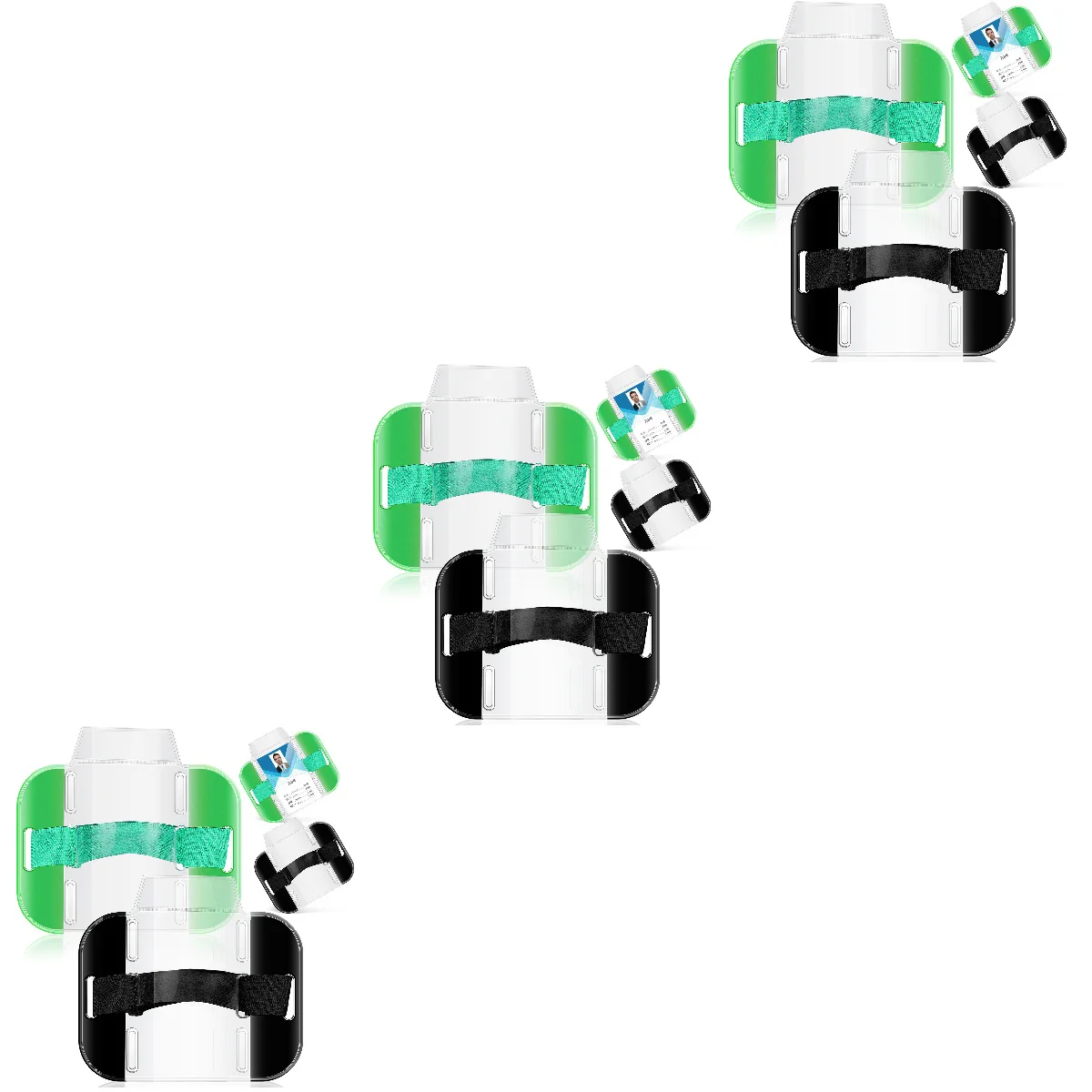 

Badge Holder Name Arm Id Armband Tagclear Holders Licenseadjustable Strap Armbands Hard