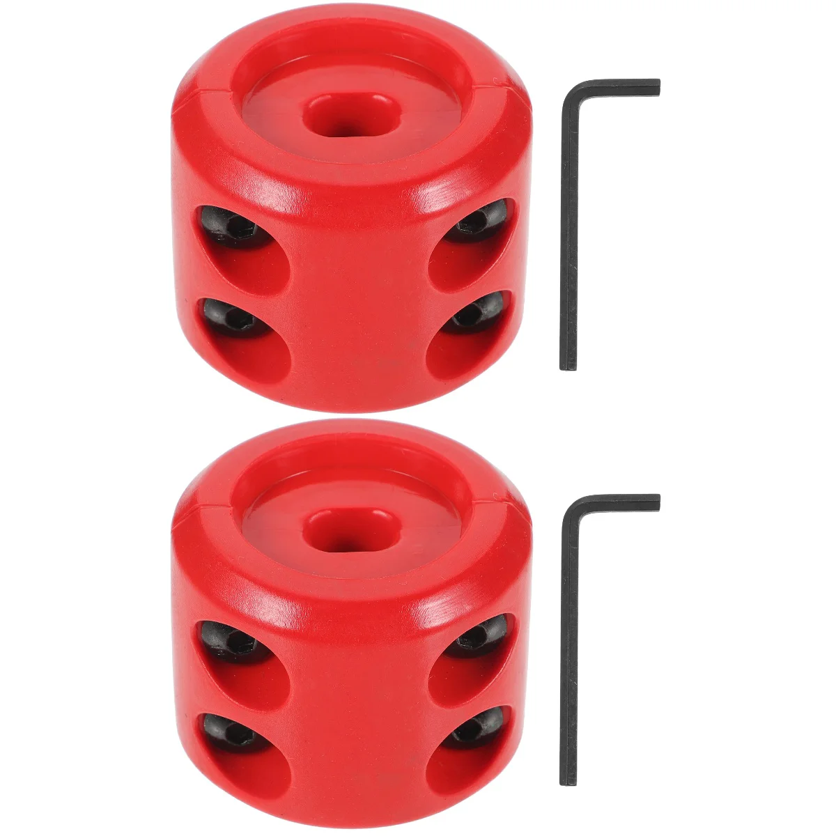 

2 Sets Winch Cable Stopper Prevent Bouncing Stopper with Wrench Compatible for ATV UTV