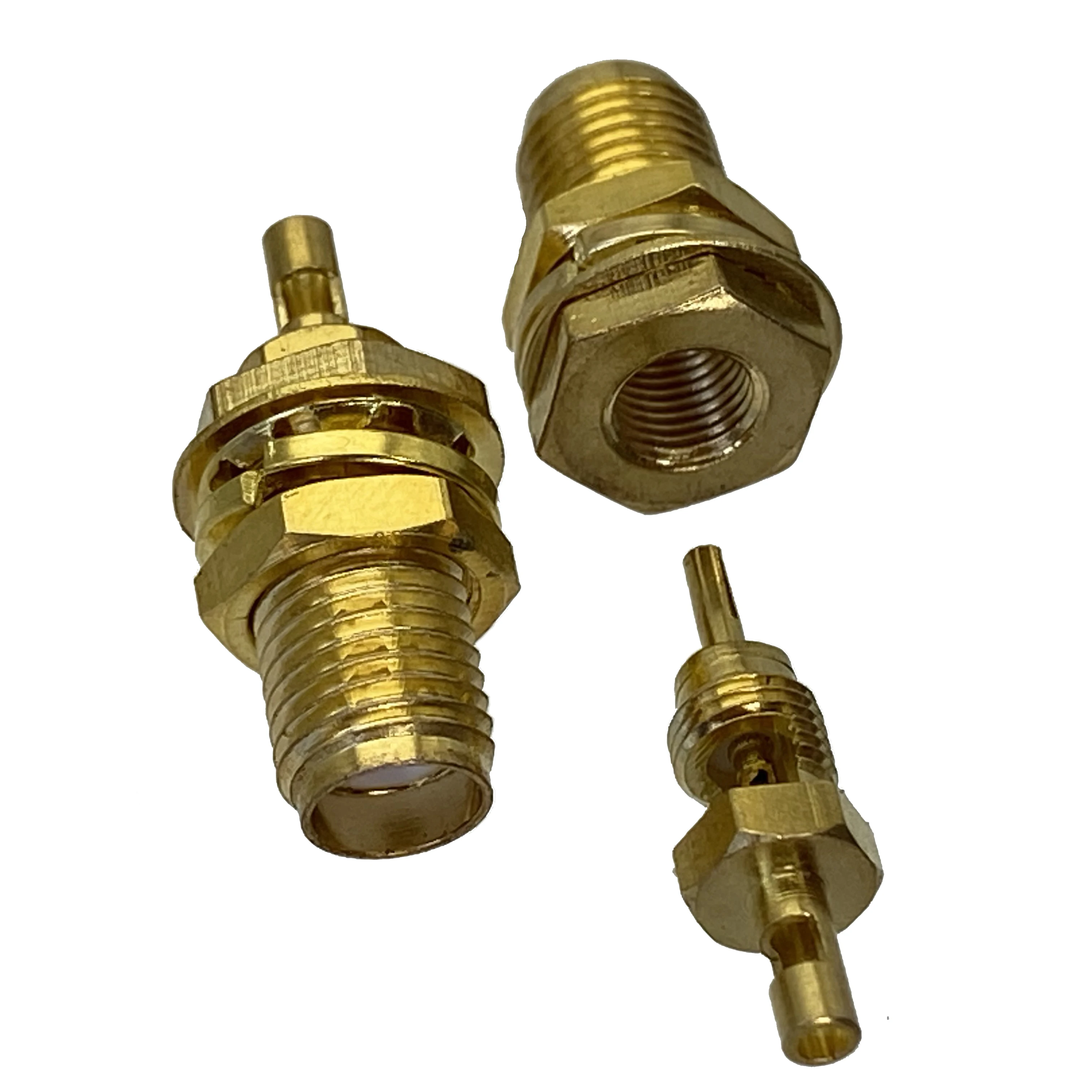 1 шт. SMA гнездо гайка переборка припоя RG178 RG196 RF коаксиальный разъем провода терминалы