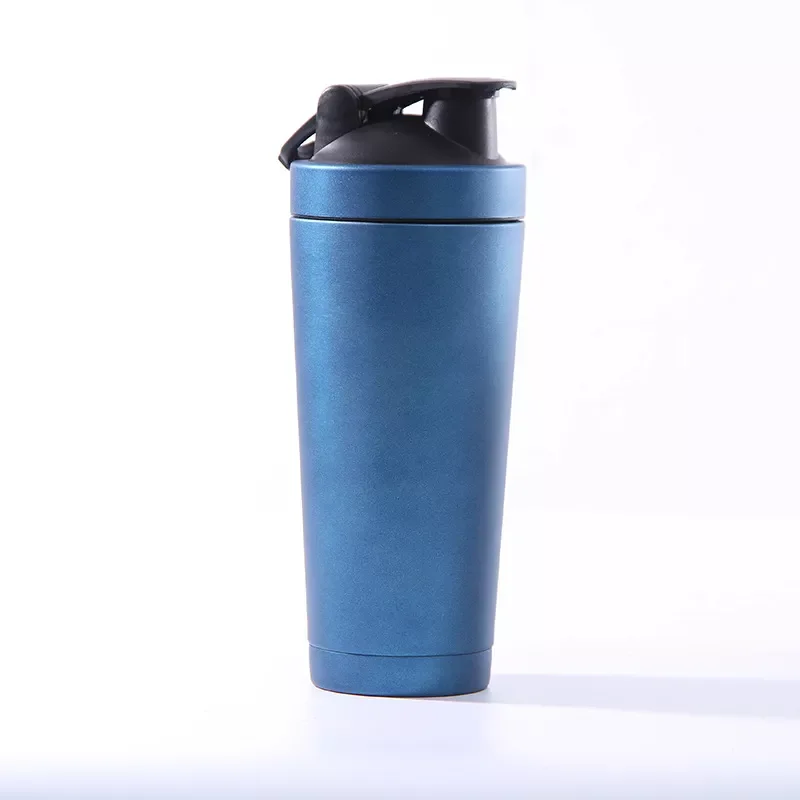 

2022New Layer Stainless Steel Thermos Cup 26oz Fitness Protein Powder Shake Cup Multifunction Sports Water Bottle