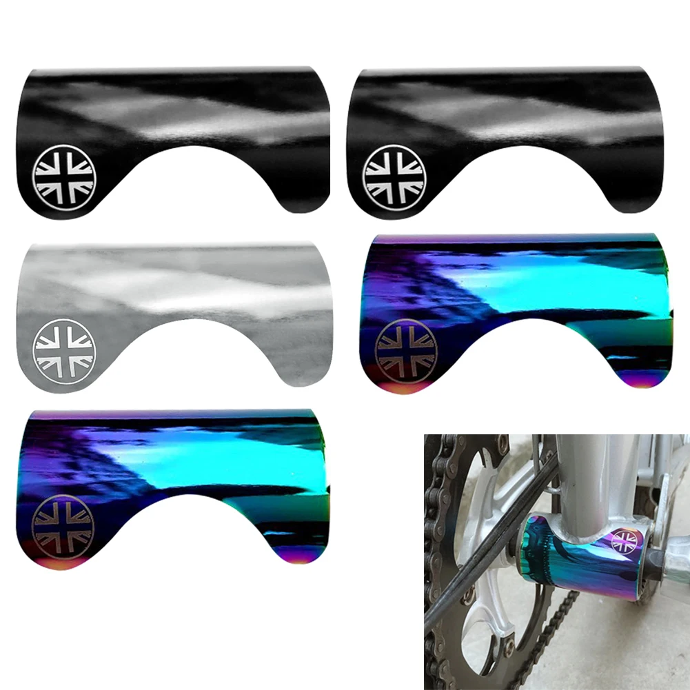

Alloy Bicycle Frame Protector Pad For MTB Folding Bike Bottom Bracket BB Sticker Protect Guard Pad Outdoor Cycling Accessory