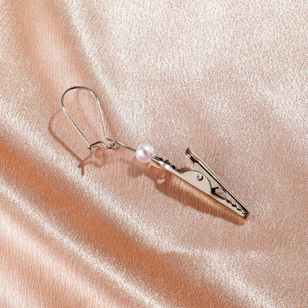

Punk Funny Little Clip Single Ear Earrings Silver Color Hip Hop Drop Earrings For Women Earing Fashion Jewelry Earings O1226