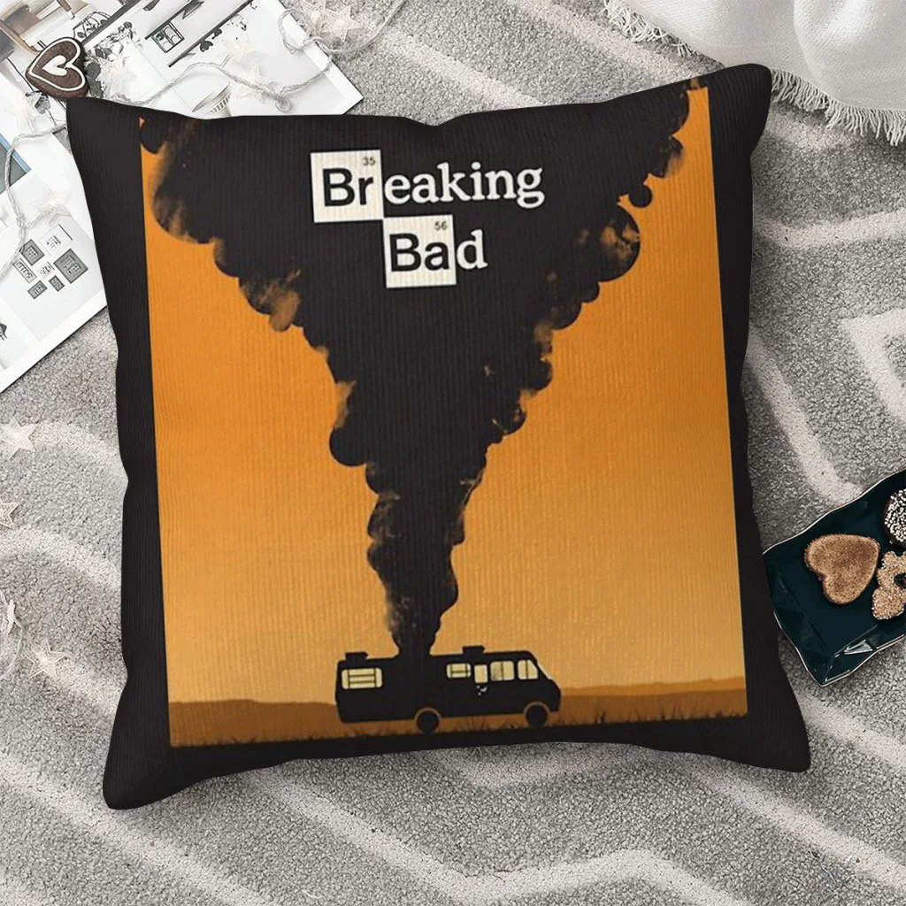 

breaking Bad-8 Hug Pillowcase Breaking Bad Walter White TV Backpack Cojines Bedroom DIY Printed Car Coussin Covers Decorative