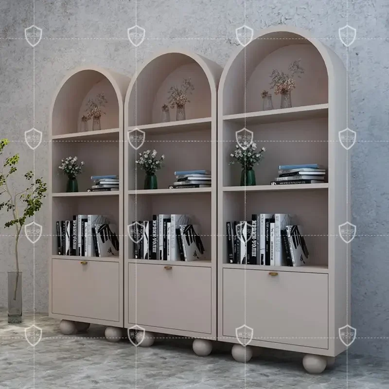 Шкаф для хранения простой современный книжный шкаф маленькой квартиры детский