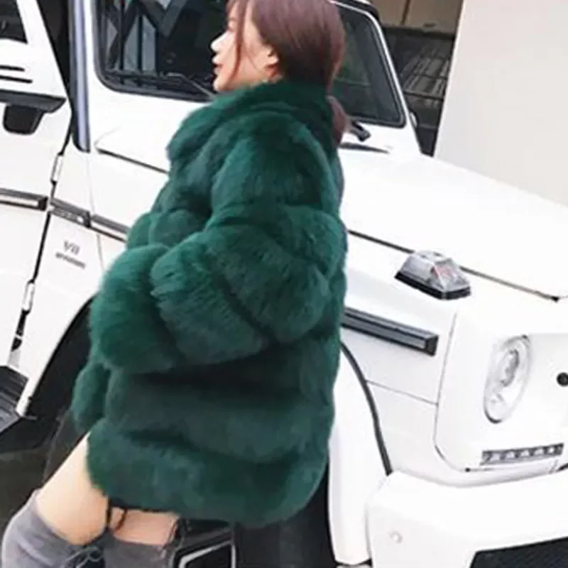 New in Latest Thick Warm Winter Fur Coat Women Faux Fur Jacket Autumn Fashion Casual Outerwear Girls Plus Size Fur Coat 2018 y2k
