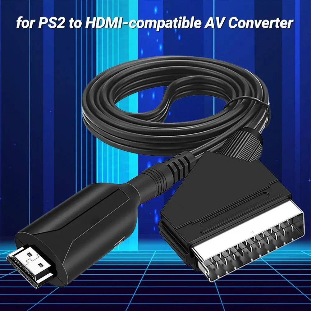 

PS2 480P Audio Video Adapter Mini High Resolution Portable for PS2 to HDMI-compatible AV Converter with USB Cable for HDTV