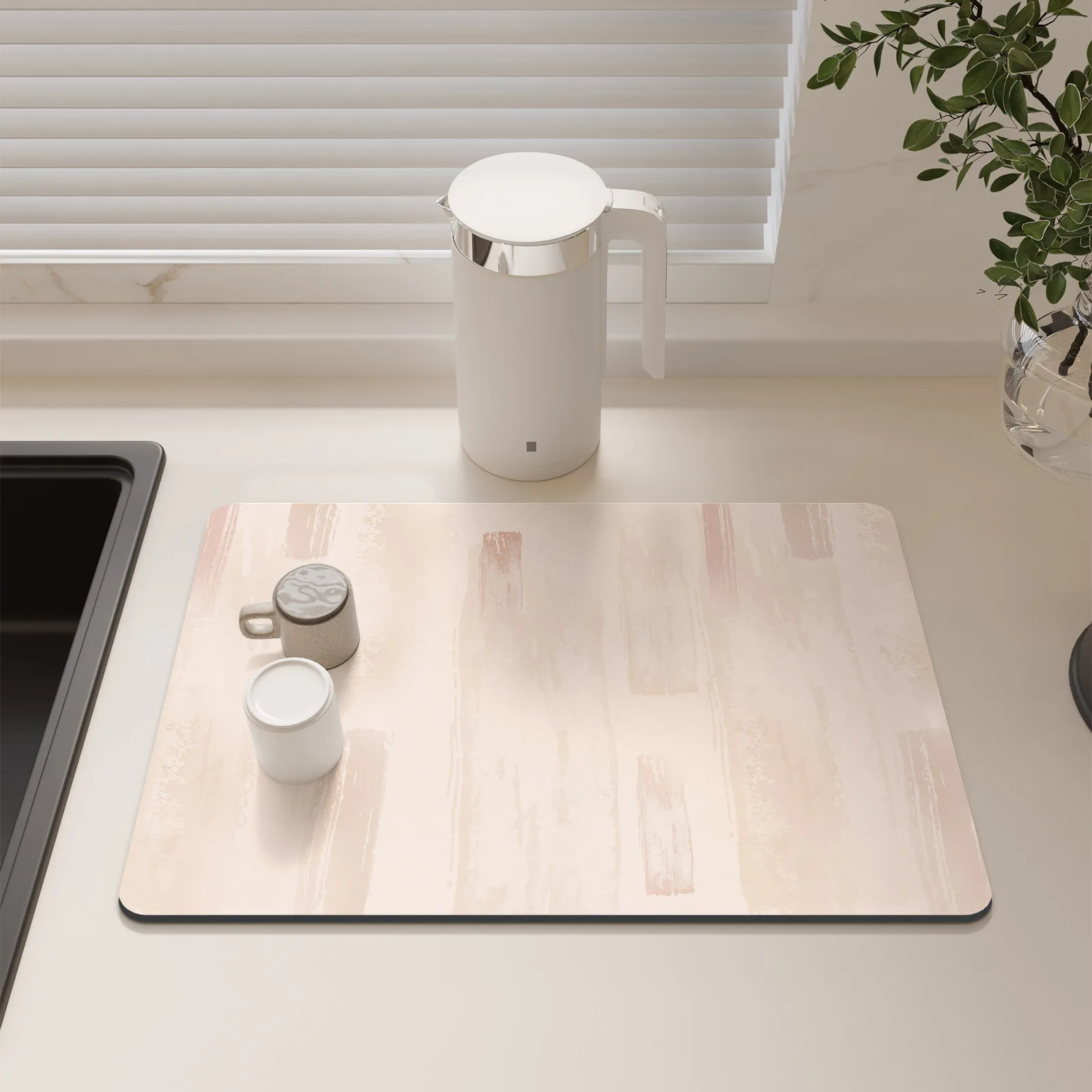 Кухонный коврик для слива кофе абсорбирующие коврики сушки посуды