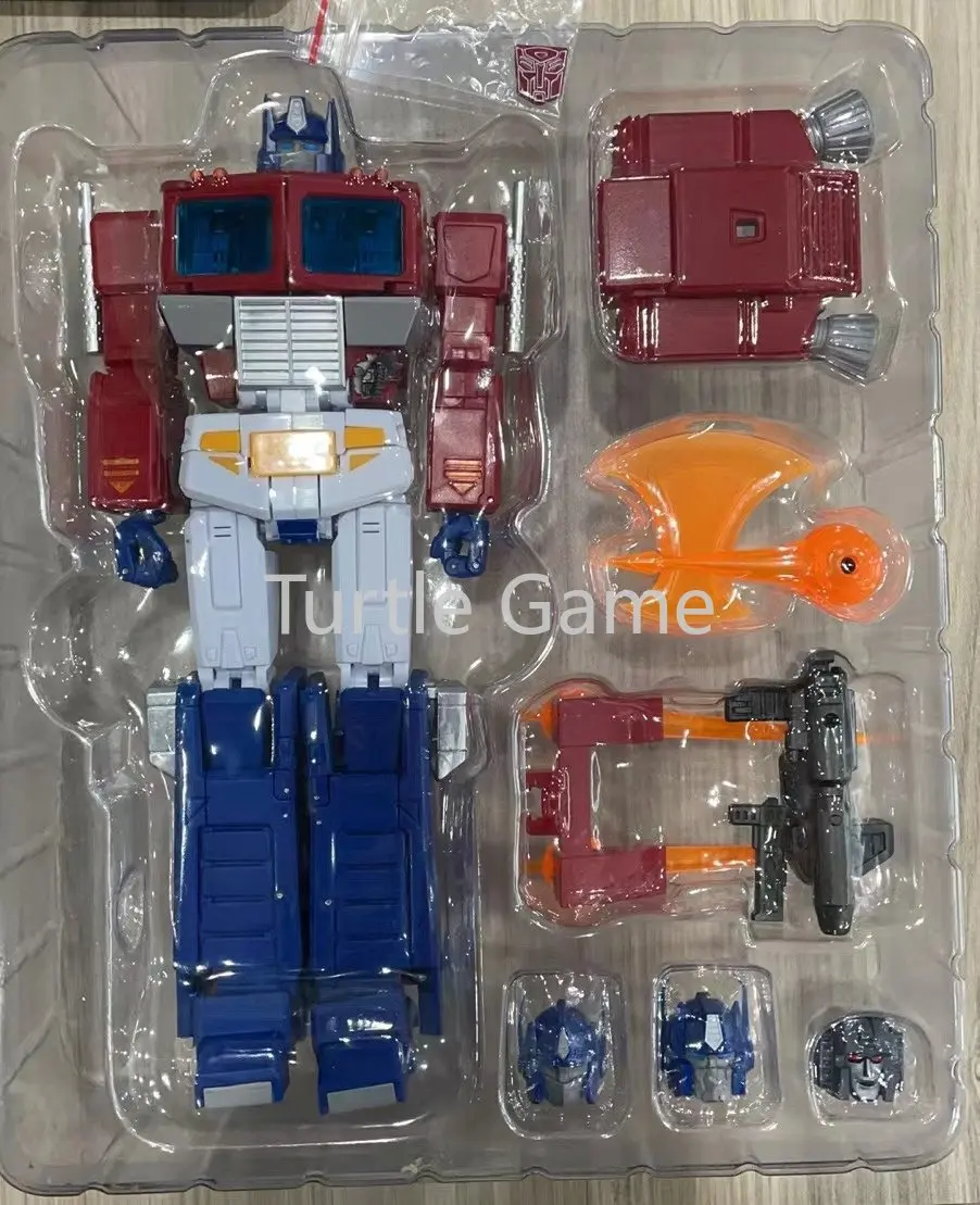 

WanXiang KO MP44 OP Transformation Toys G1 Masterpiece 3.0 Enhanced red body white leg NO Jetpack Action Figure no original box