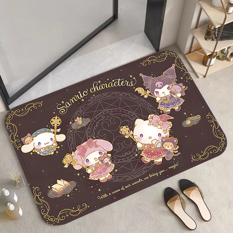 Входной коврик Sanrio нескользящий для спальни ковер коридора кухонный напольный