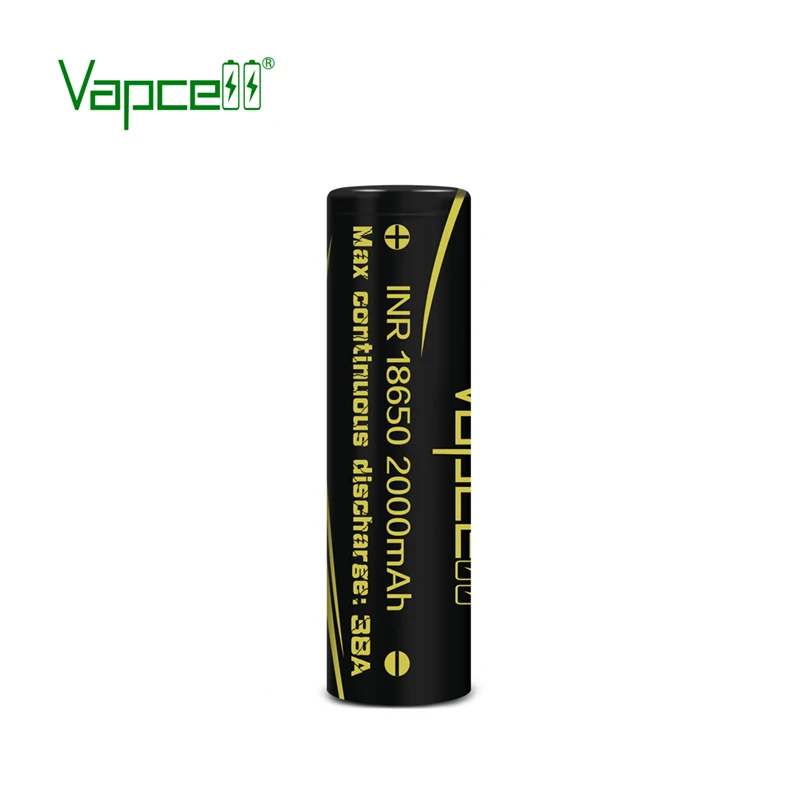 Аккумуляторная батарея Vapcell INR18650 2000 мАч 38A