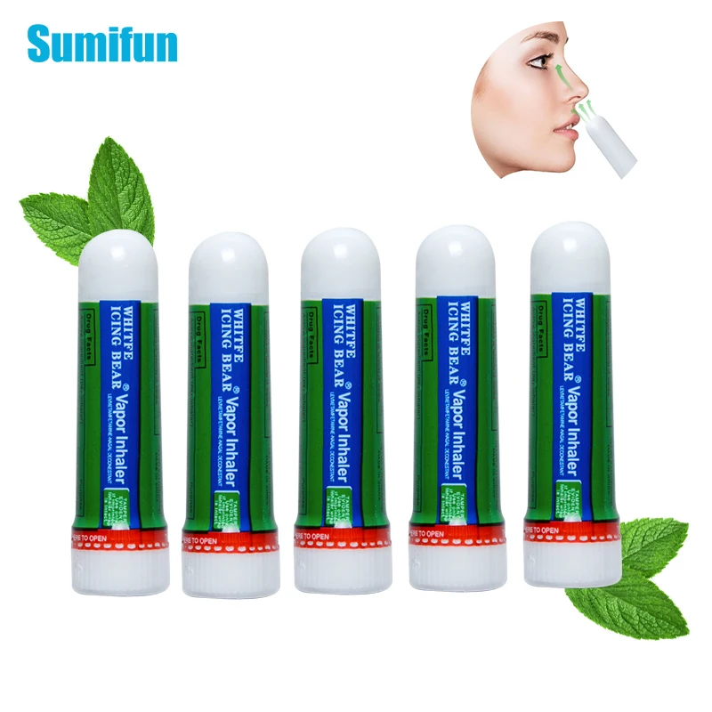 

5/10Pcs Nasal Essential Oil Rhinitis Mint Cream Cold Cool Headache Refresh Nose Original Thailand Nasal Inhaler Herbal Ointment