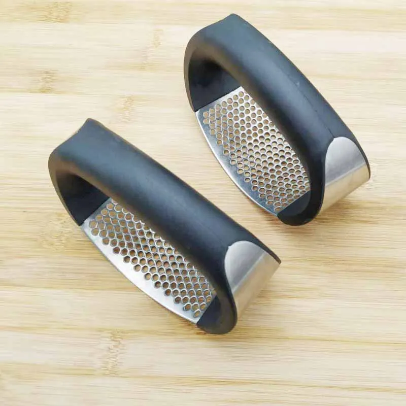 

Многофункциональная кухонная круглая чесночная шлифовальная машина, бытовая ручная шлифовальная машина из нержавеющей стали для чеснока, ...