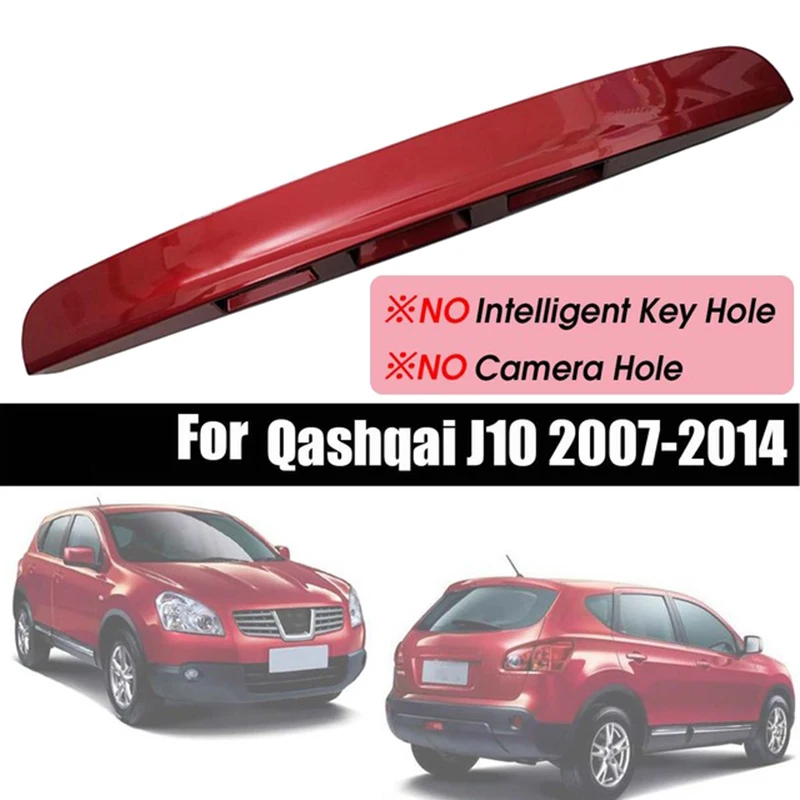 

Car Red Rear Tailgate Boot Lid Handle Cover for Nissan Qashqai J10 2007-2014
