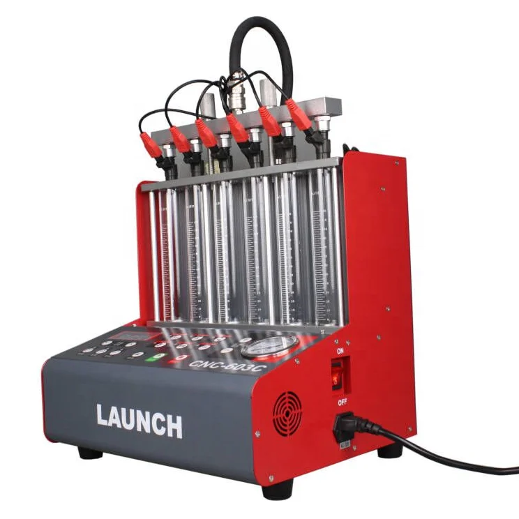 

Launch CNC603C Injector Flow Test Original Launch CNC 603C Ultrasonic Fuel Injector Cleaner & Tester