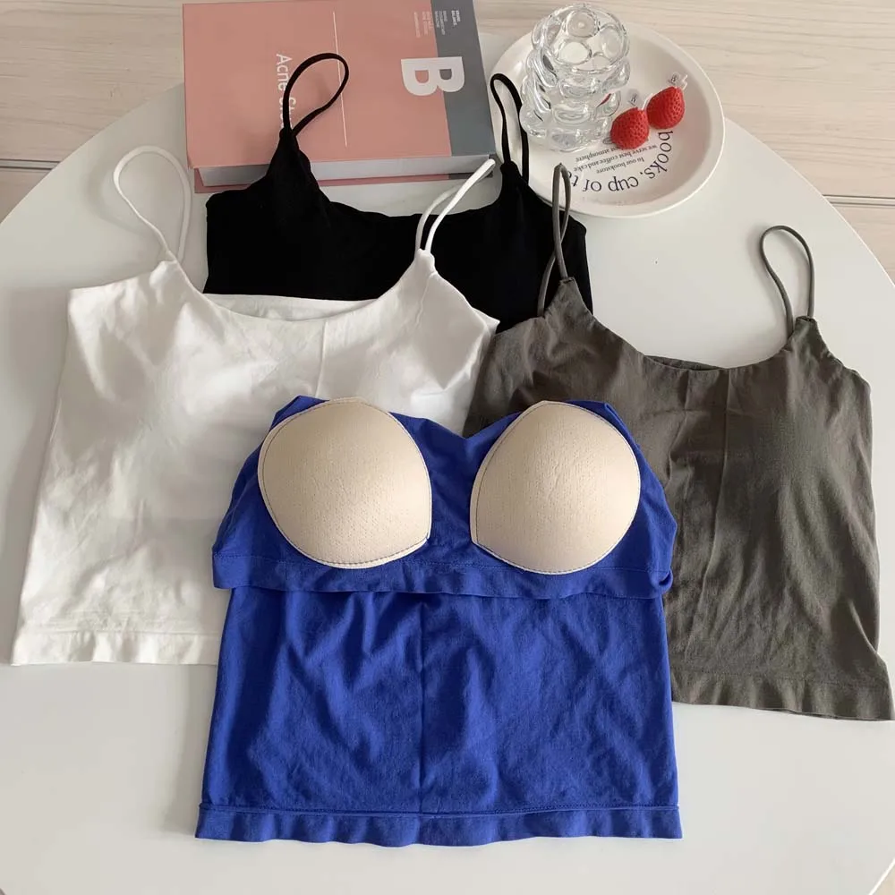 

Top Top Women Sleeveless Camis Casual Basic Tops Slim Underwear Tops Crop Summer Women Spaghetti Tube Tank Heliar 2023