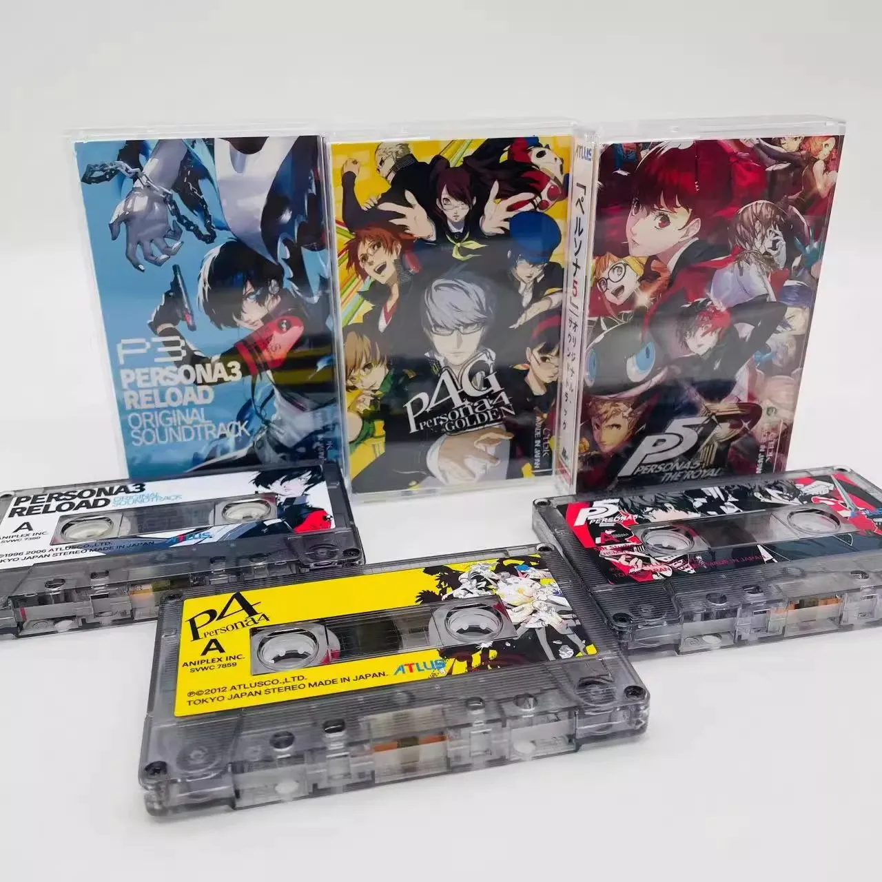 Фото Игра PERSONA Shoji Meguro музыкальная лента Greatest Hits OST альбом 3 шт. кассеты косплей Walkman рекордер Soundtracks Box вечерние музыка №3