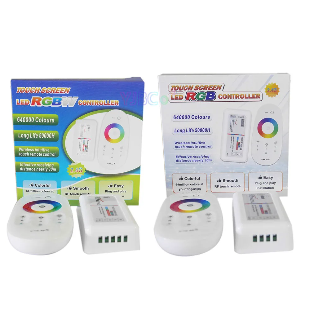 2 4G RGB RGBW RGBWC сенсорный экран пульт дистанционного управления DC12-24V 18A для 5050 CCT
