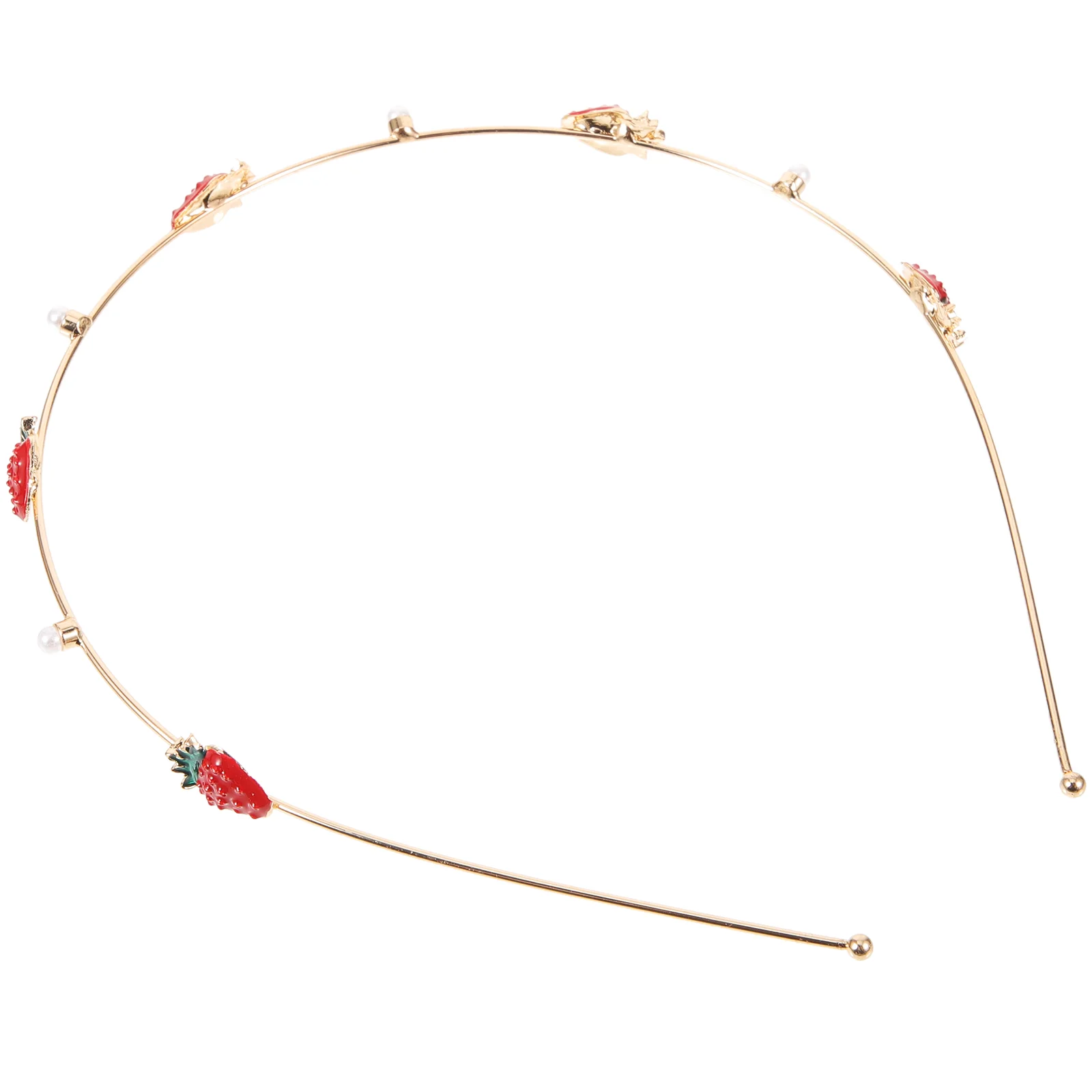 Повязка на голову с клубникой и клубничной короной повязки для волос нежные