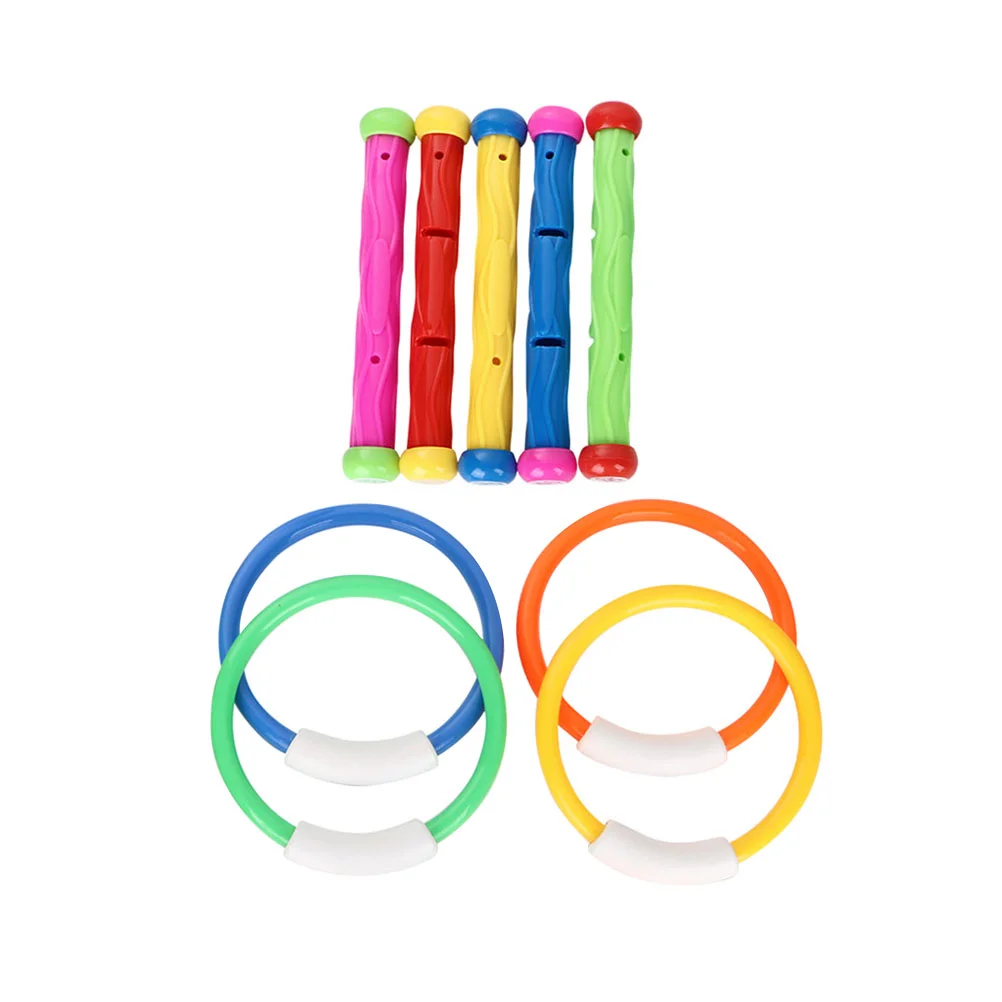

Pool Toys Diving Rings Swimming Dive Swim Toy Water Kids Sticks Underwatertraining Games Summer Party Sinkinggame Interesting