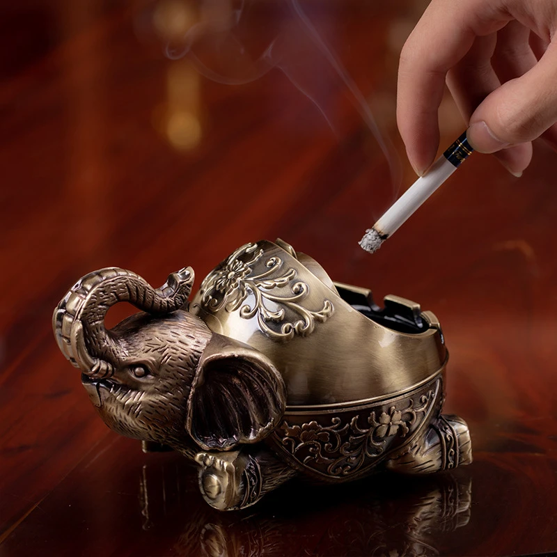 

funny smoking ashtray elephant large capacity ashtrays creative personality home living room office cigar ashtray for smoker