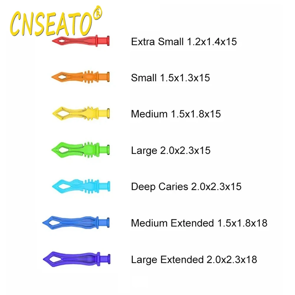 210 шт. одноразовые стоматологические пластиковые клинья