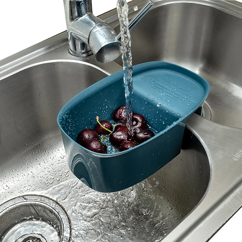 

Kitchen Sink Strainer Sink Drain Basket Fruit Vegetable Drainer Sponge Rack Drain Filter For Leftovers Soup Garbage Kitchen Tool