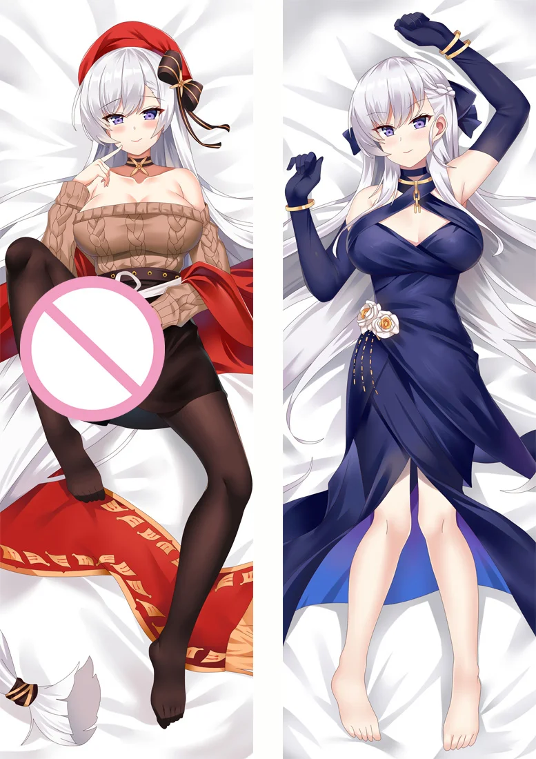 

Японская подушка для обнимания с аниме Акаги-Азур Лейн дакимакура, наволочка для постельного белья, индивидуальная огромная Подушка Белфас...