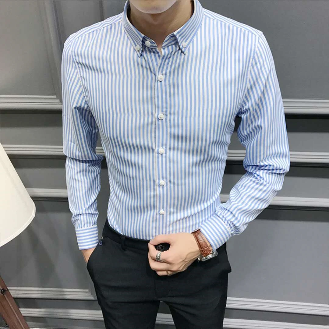 Flannel Button Up Long Full Sleeve Shirt For Men A37