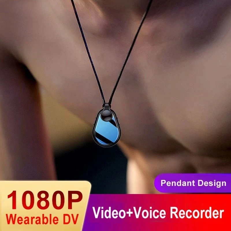 

1080P Mini Body Digital Camera DV DVR Video Audio Voice Recorder Campact Small Keychain Necklace Pendant Camera Sport Camcorder