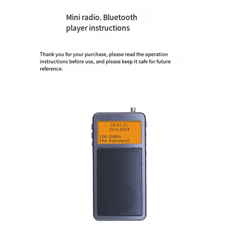 Беспроводной Bluetooth-динамик с будильником