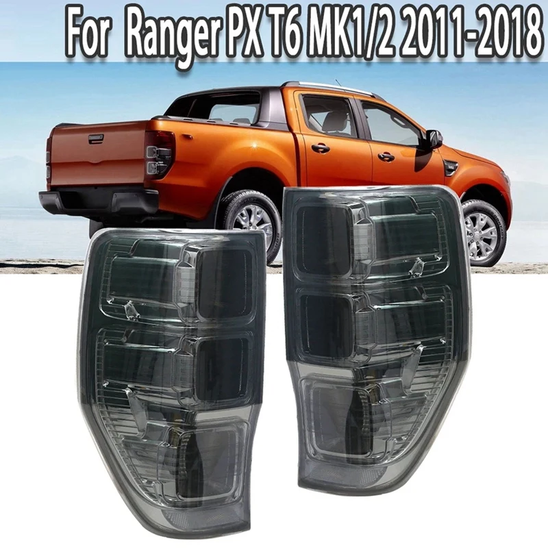 1 пара дымчатых задних фонарей стоп-сигнал для Ford Ranger Ute PX XL XLS XLT 2011-2020 сигнальное