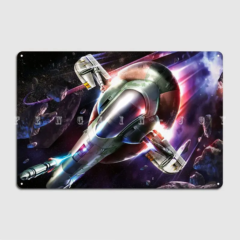 

Slave One Metal Sign Cinema Kitchen Living Room Retro Plates Tin Sign Poster