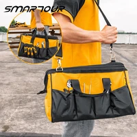 electrician tool tote bag handbag water resistant durable portable carry tool kit organizer with band heavy duty tool bag