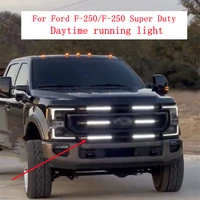 4pcs led car eagle eye light auto truck for ford f 250f 250 super duty style suv amber high quality car grille lighting kit