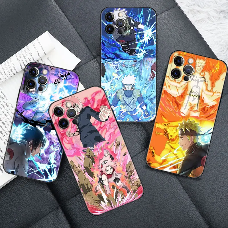 

Phone Case For iPhone 11 13 12 Pro Max Mini 7 8 6 6S Plus for iPhone 5 5S XS Max XSMax XR X SE2020 Cover Anime Naruto Pictoriale