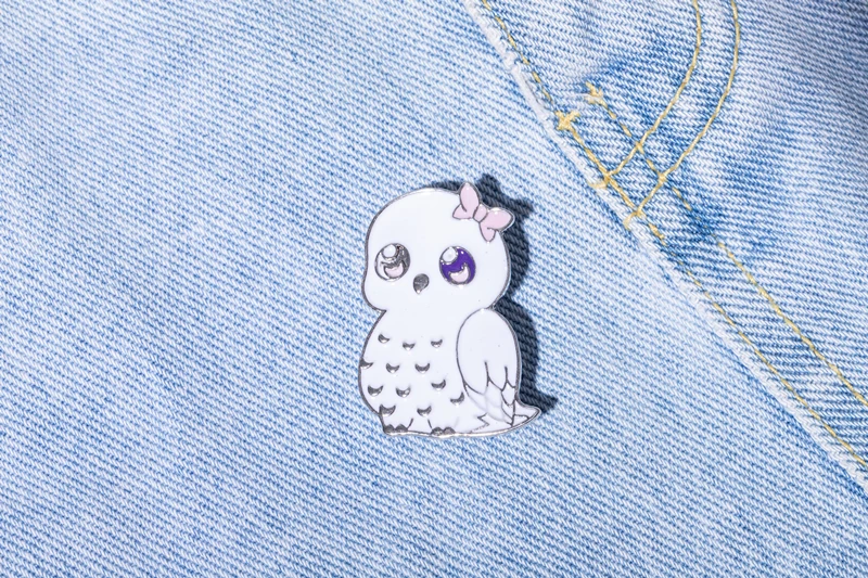 

Luna Owl Charity Metal Enamel Pin A Grade!
