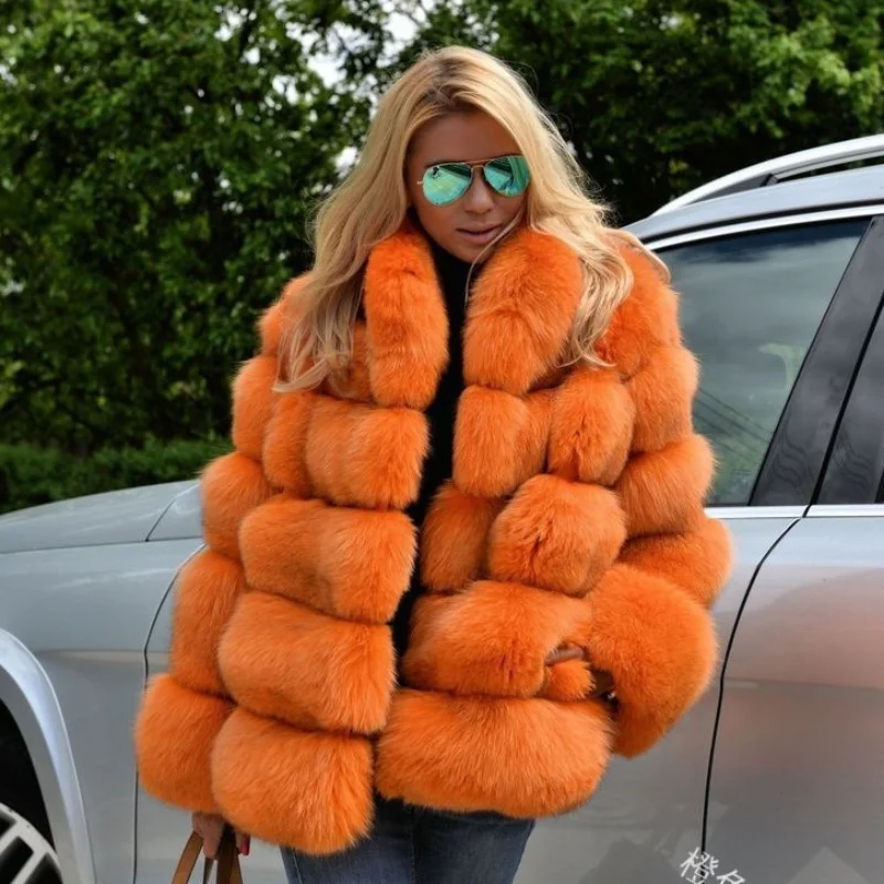 

Winter Thick Loose Temperament Commuting Solid Color Rabbit Fur Fashion Coat 2022 Camel Coat Oversized Loose Jackets for Women