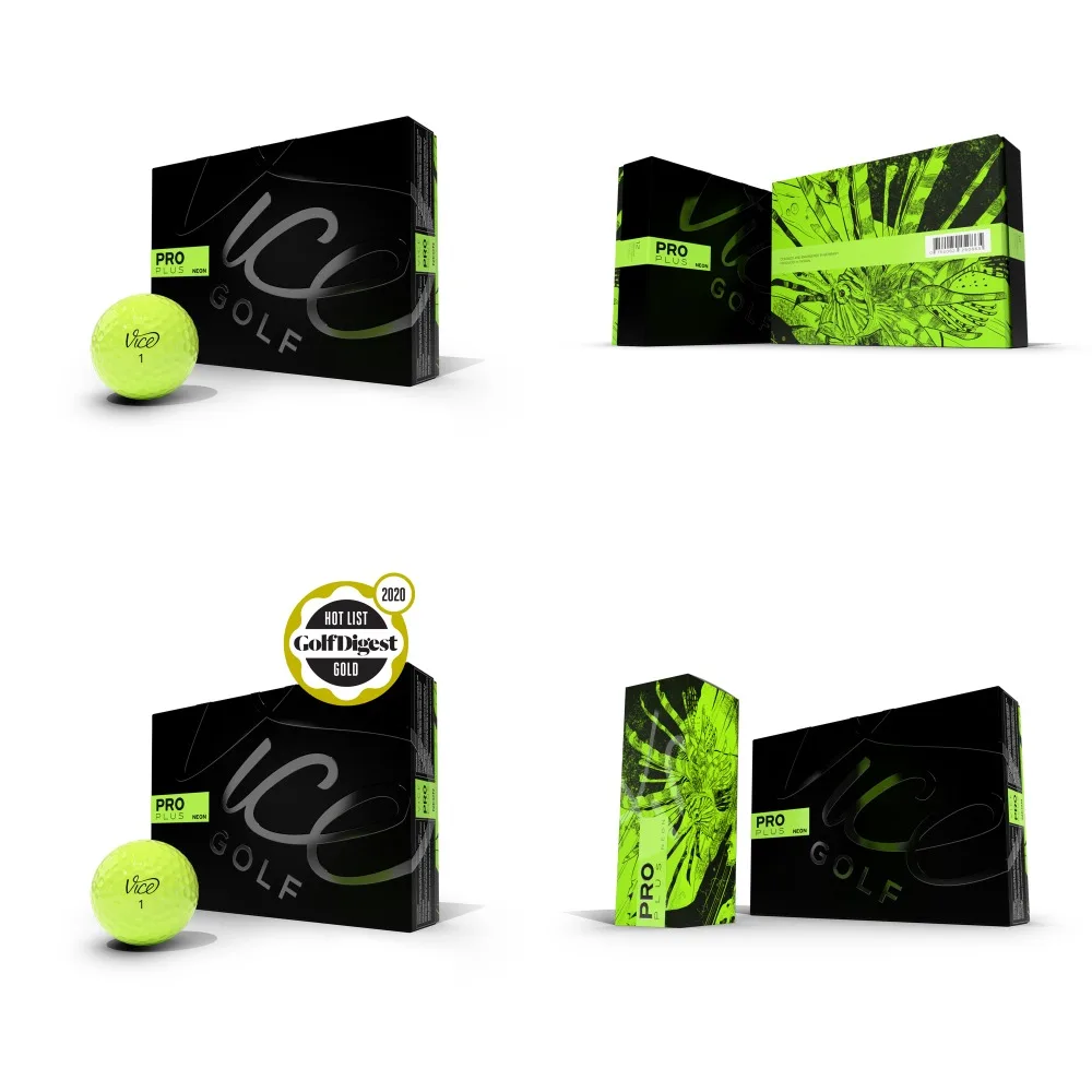 

Plus Golf Balls, 12 Pack, Lime