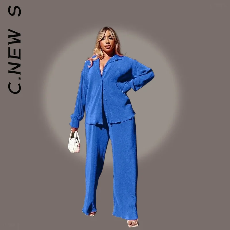 

Модный женский комплект C.New S, женская спортивная одежда, тонкие длинные брюки, спортивный костюм, женский комплект из двух предметов, Элеган...