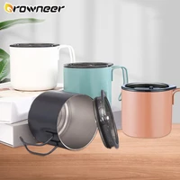 350ml coffee thermos cup with handle portable stainless steel anti scalding insulated beer tea juice office handy drinking mugs