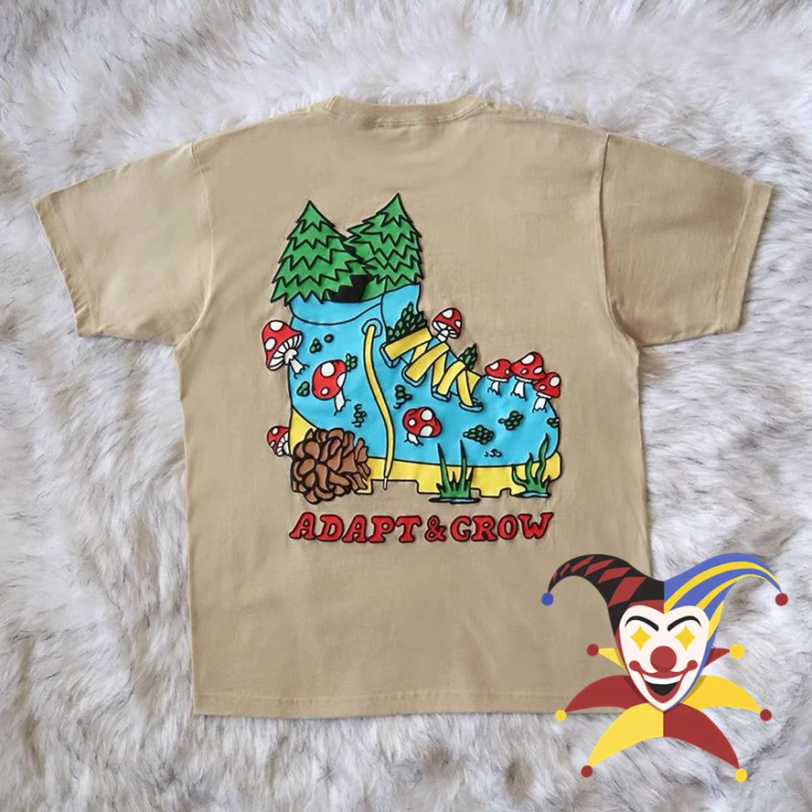 

3D Shoe Puff Print T Shirt Men Women Best Quality Oversized T-shirt Tee Tops