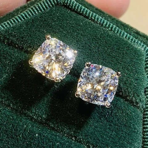 CAOSHI повседневные серьги-гвоздики женские аксессуары для церемонии помолвки с блестящим цирконием модные женские универсальные ювелирные изделия в подарок