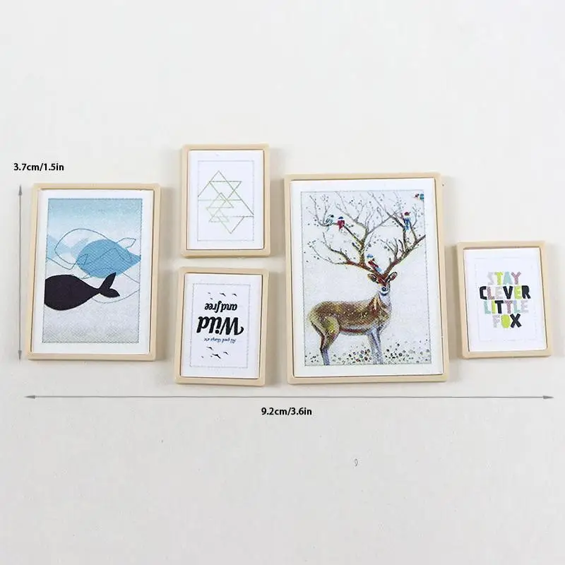 

Миниатюрная фреска GCDHome для кукольного домика 1:12