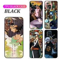anime one piece trafalgar law phone case for realme q3s gt q3 c21y c20 c21 v15 x7 v3 v5 x50 q2 c17 c12 c11 pro 5g tpu cover