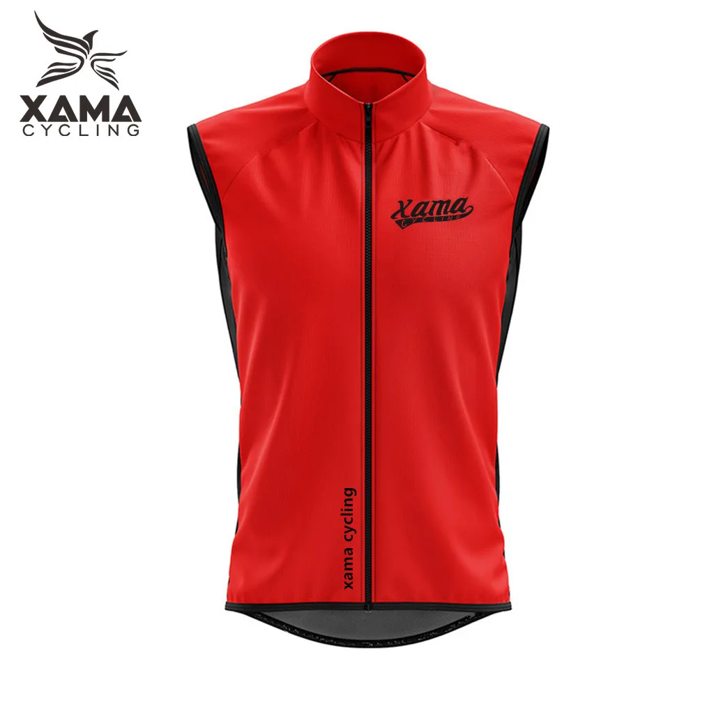 

XAMA cycling watersproof clothing bike sleevesless windsproof maillot ciclismo pro team mtb bicycle lightweight and breathable